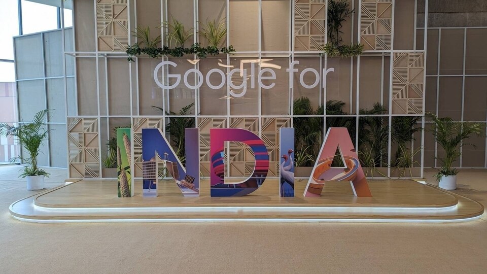 Google for India 2023 event stage